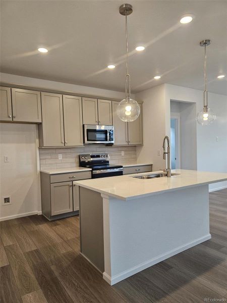 Furnished interior view inside a new home in The Cottages Collection at Ridgeline Vista, Brighton (Image 5).