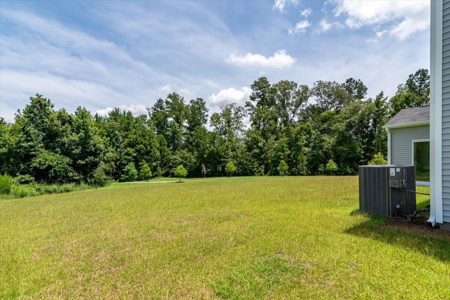 Exterior details and patio area of a home in Parker's Preserve, Ridgeville (Image 26).