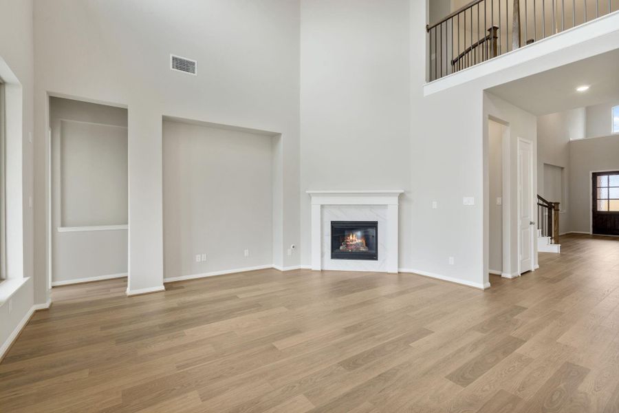 Spacious, unfurnished interior of a new home in Bridgeland, Cypress (Image 18).