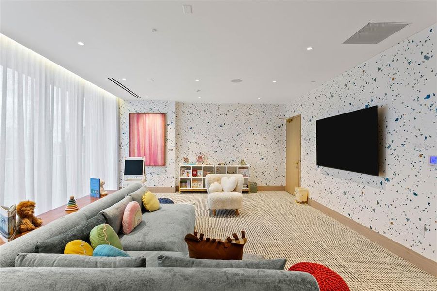 Furnished interior view inside a new home in , Tampa (Image 60).