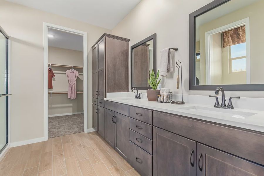 Representative furnished interior of a home built from the 2028 by Elliott Homes in Camilo at Santana, Yuma (Image 18).