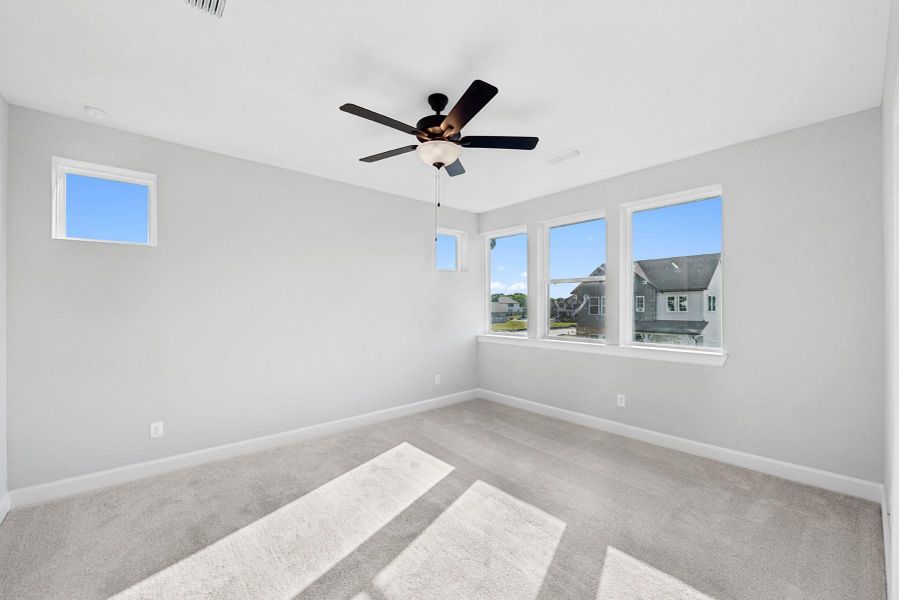 Spacious, unfurnished interior of a new home in Pomona 40' Homesites, Manvel (Image 21). Spacious, unfurnished interior of a new home in Pomona 40' Homesites, Manvel (Image 21).