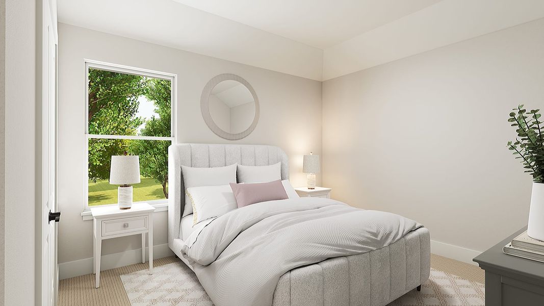 Representative furnished interior of a home built from the Avery by Tri Pointe Homes in The Meadows, Denton (Image 15).