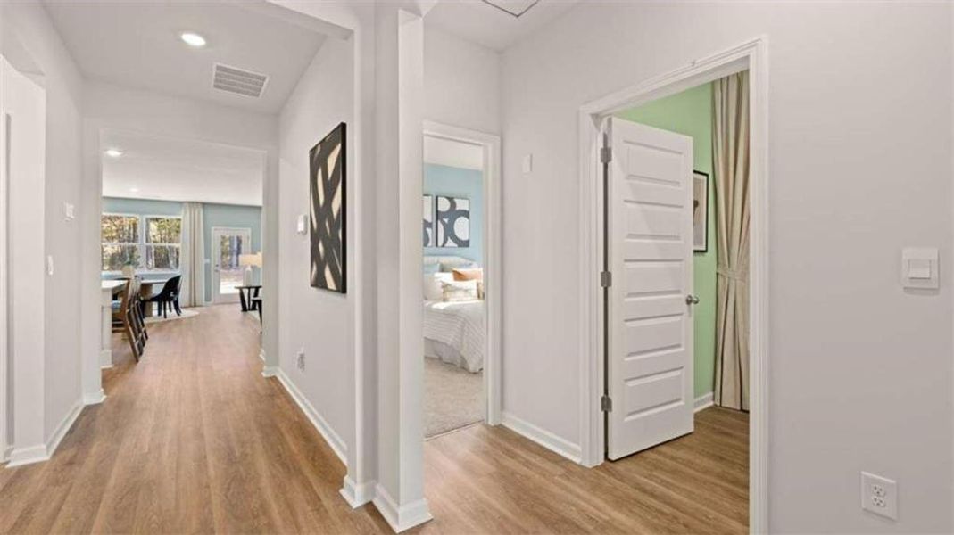 Furnished interior view inside a new home in Poplar Preserve, Newnan (Image 15).
