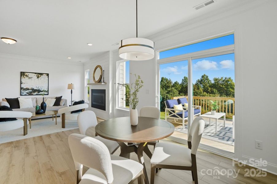 Furnished interior view inside a new home in Summerlin, Mooresville (Image 34). Furnished interior view inside a new home in Summerlin, Mooresville (Image 34).