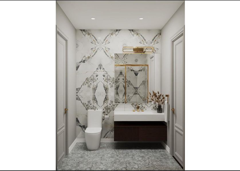 Furnished interior view inside a new home in , Frisco (Image 13).