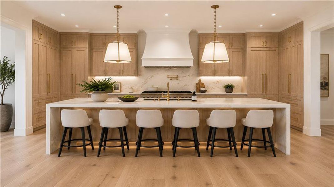 Furnished interior view inside a new home in , Alpharetta (Image 6).