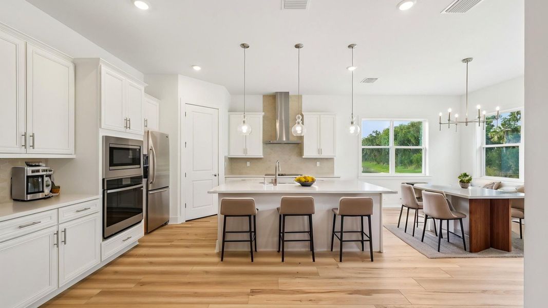 The Virtually Staged Kitchen and Dining Room The Virtually Staged Kitchen and Dining Room