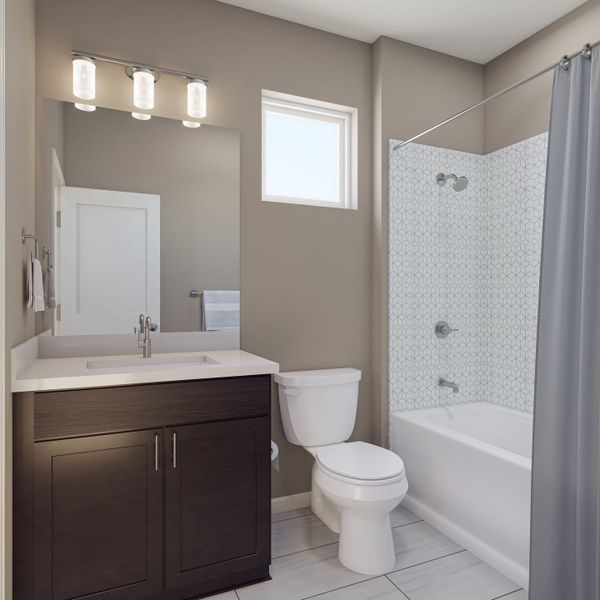 Representative furnished interior of a home built from the 3205 by Tri Pointe Homes in The Aurora Highlands, Aurora (Image 12). Representative furnished interior of a home built from the 3205 by Tri Pointe Homes in The Aurora Highlands, Aurora (Image 12).