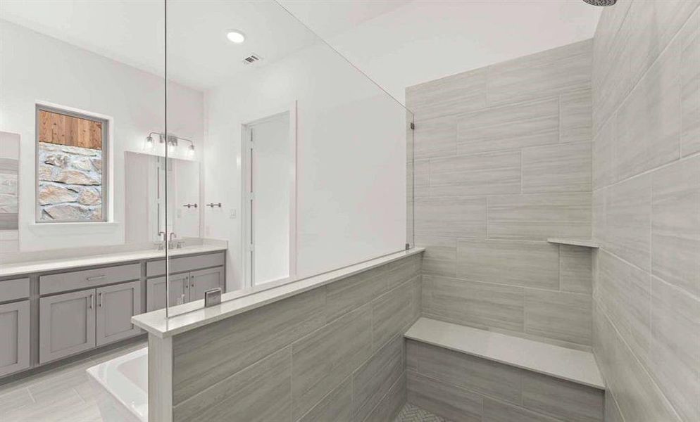 Primary Bathroom featuring the Milan Collection