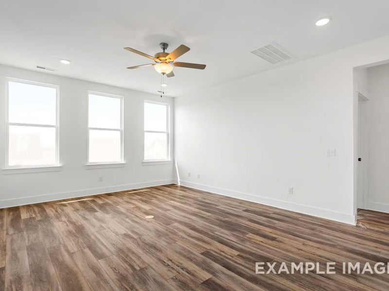 Spacious, unfurnished interior of a new home in Mercer Meadows, Royse City (Image 19). Spacious, unfurnished interior of a new home in Mercer Meadows, Royse City (Image 19).