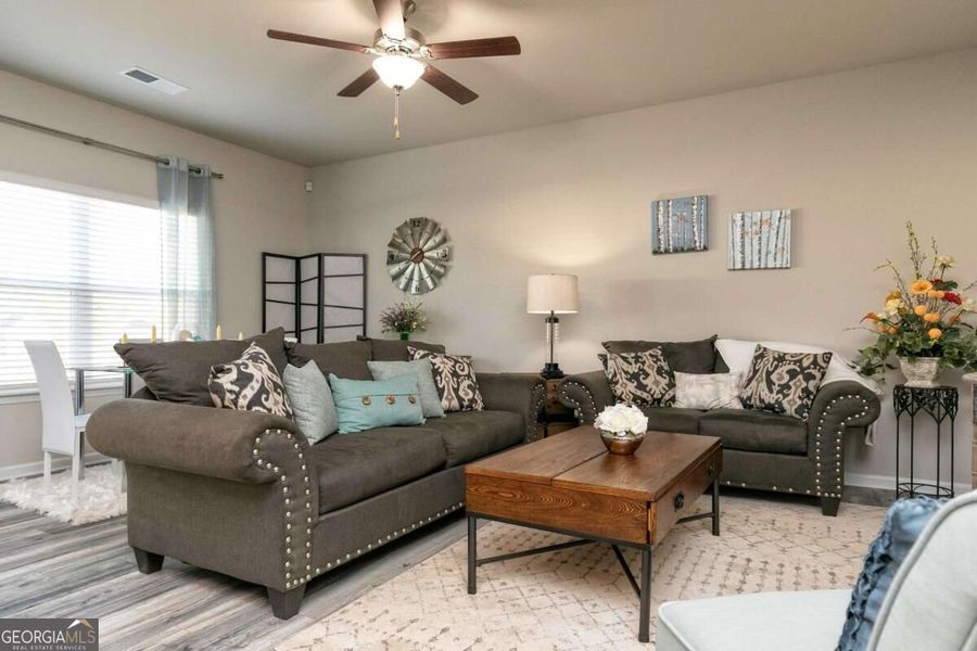 Furnished interior view inside a new home in Cobblestone Crossing Commons, Byron (Image 7).