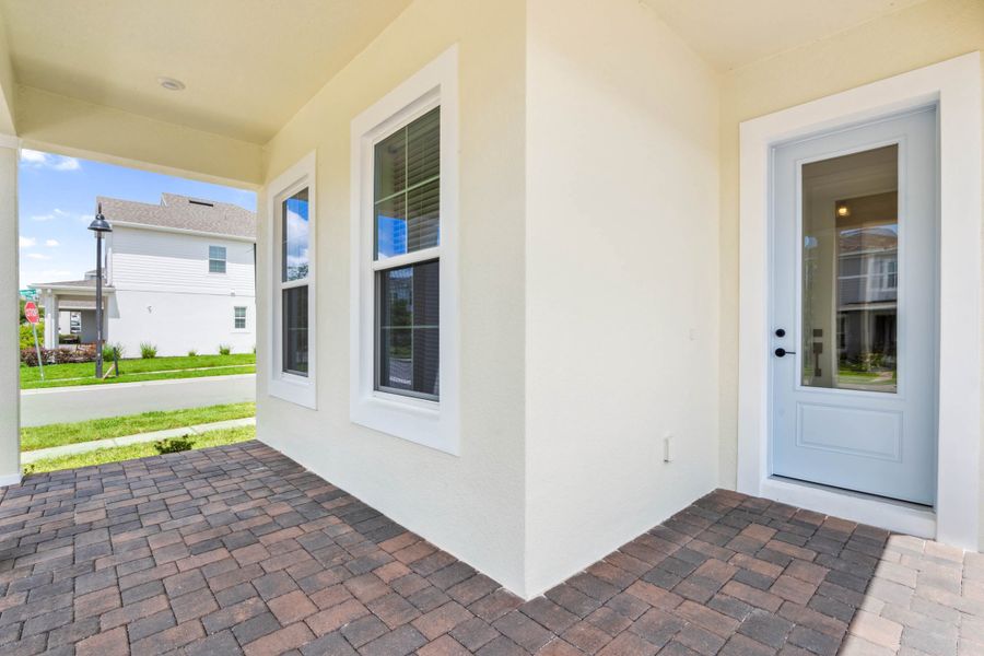 Representative exterior details of a home built from the Hemingway by Rockwell Homes in Northlake at Ovation, Winter Garden (Image 4). Representative exterior details of a home built from the Hemingway by Rockwell Homes in Northlake at Ovation, Winter Garden (Image 4).