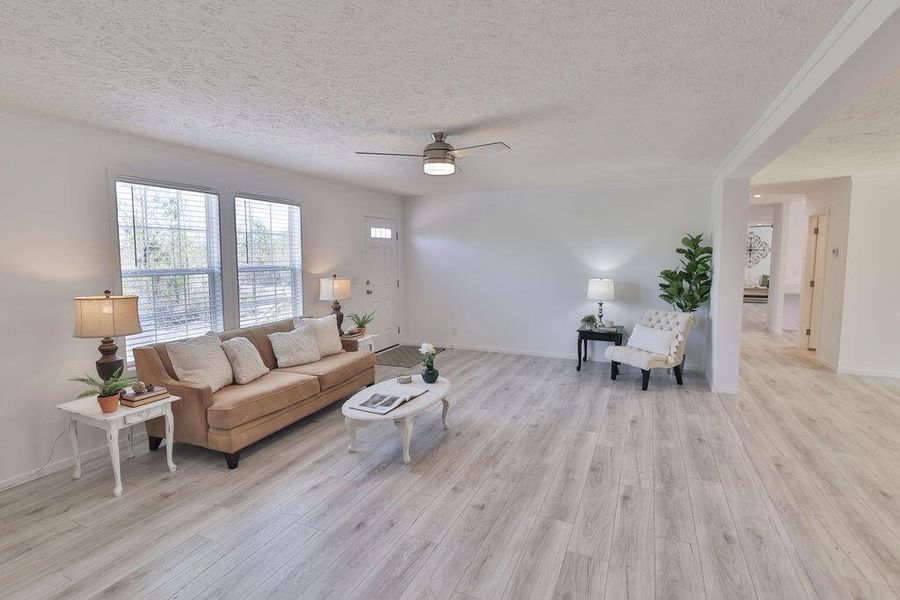 Furnished interior view inside a new home in , Cross (Image 4). Furnished interior view inside a new home in , Cross (Image 4).