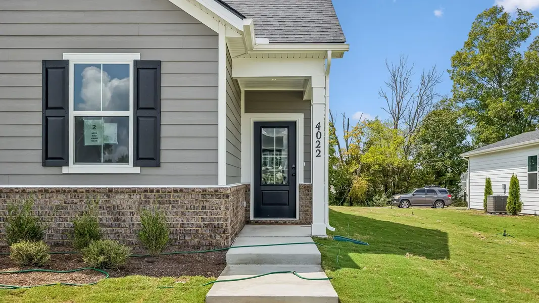 Exterior details and patio area of a home in Reserve at Hickory Ridge, Columbia (Image 3).