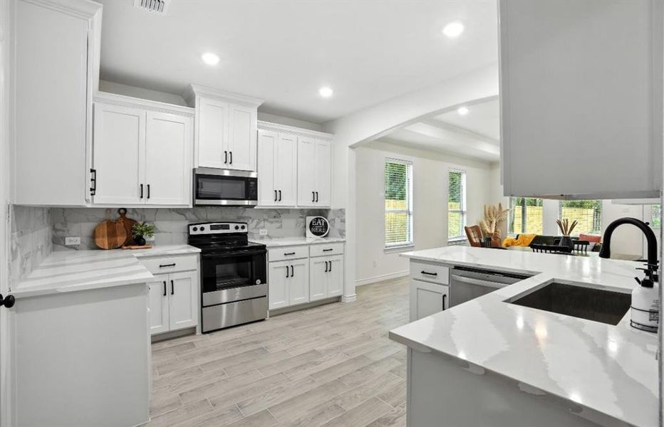 Furnished interior view inside a new home in , Gainesville (Image 8).