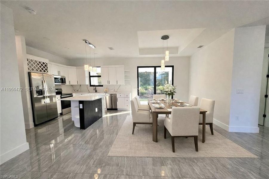 Furnished interior view inside a new home in , Lehigh Acres (Image 7). Furnished interior view inside a new home in , Lehigh Acres (Image 7).