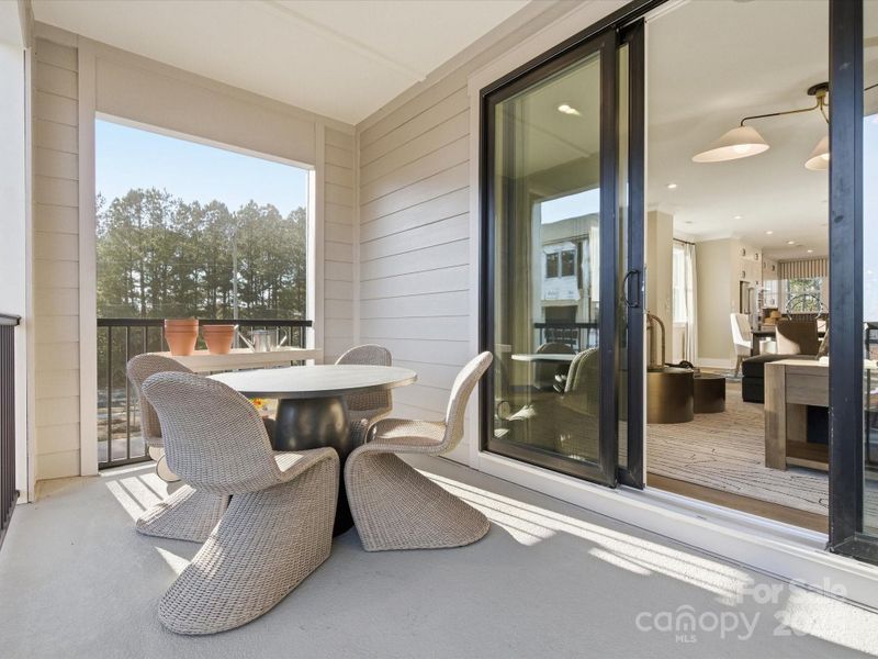 Exterior details and patio area of a home in Ascend, Charlotte (Image 3).