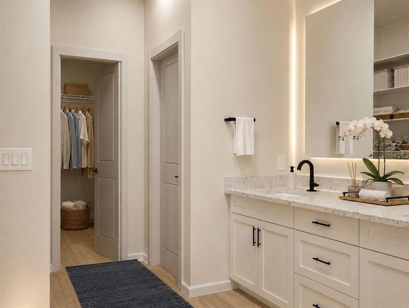Furnished interior view inside a new home in , Sanford (Image 7).