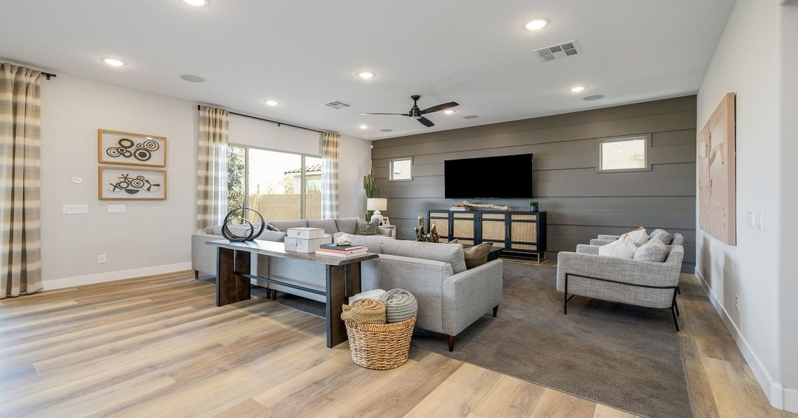 Representative furnished interior of a home built from the Camelback by William Ryan Homes in Alta Vida at Westpark, Buckeye (Image 7).