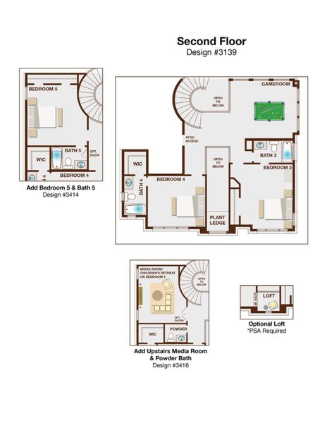 2D floor plan layout of this home in Dominion of Pleasant Valley, Wylie, TX (Image 3). 2D floor plan layout of this home in Dominion of Pleasant Valley, Wylie, TX (Image 3).