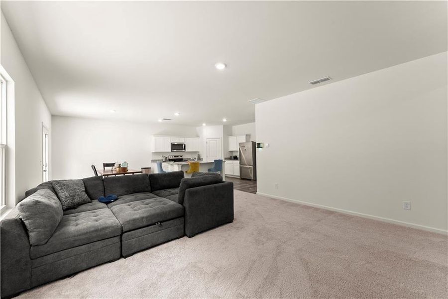 Furnished interior view inside a new home in Meriwether Place, Villa Rica (Image 9).