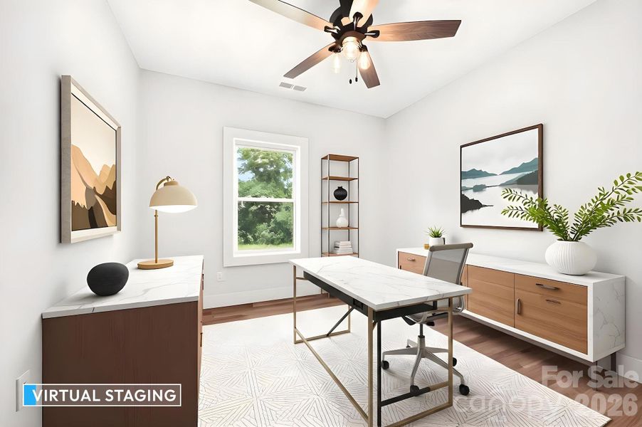 Furnished interior view inside a new home in , Mills River (Image 14).