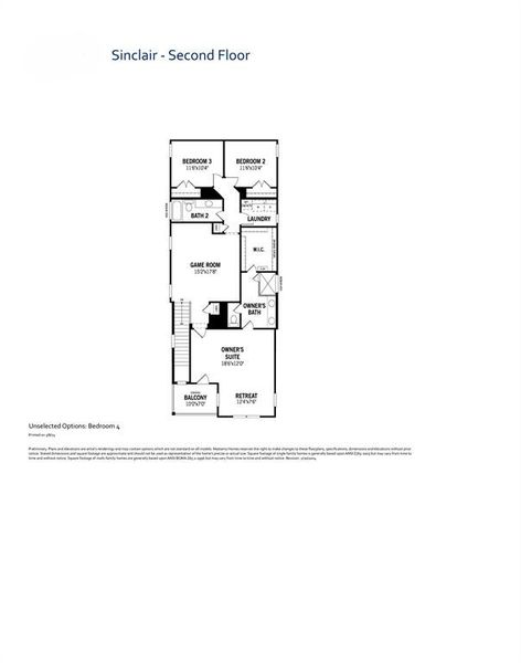 Sinclair - Second Floor