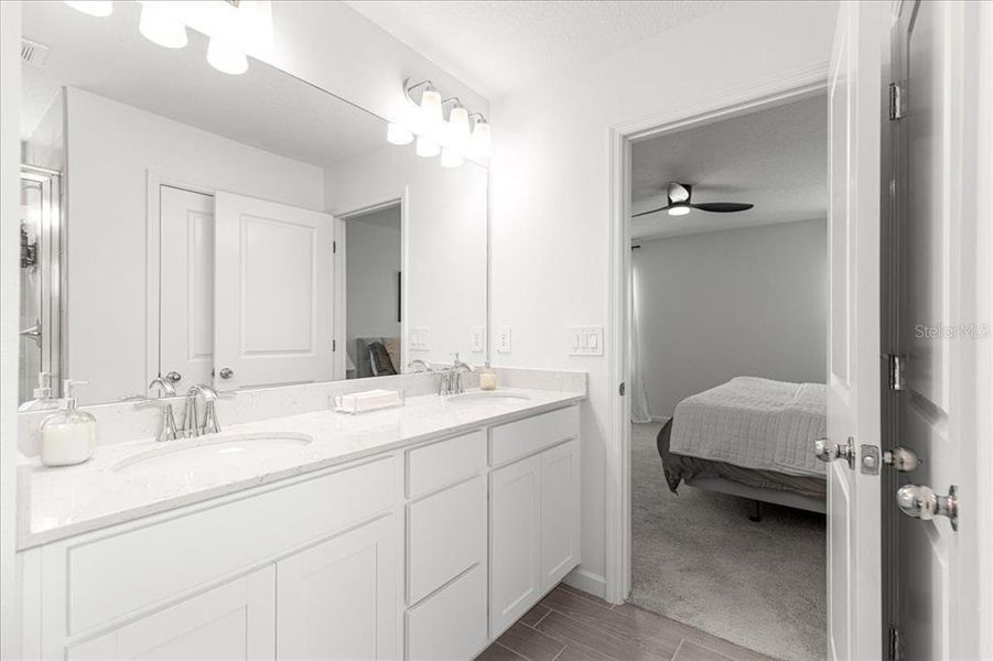 Furnished interior view inside a new home in Millwood: Millwood Estates - The Enclave, Ocala (Image 51). Furnished interior view inside a new home in Millwood: Millwood Estates - The Enclave, Ocala (Image 51).