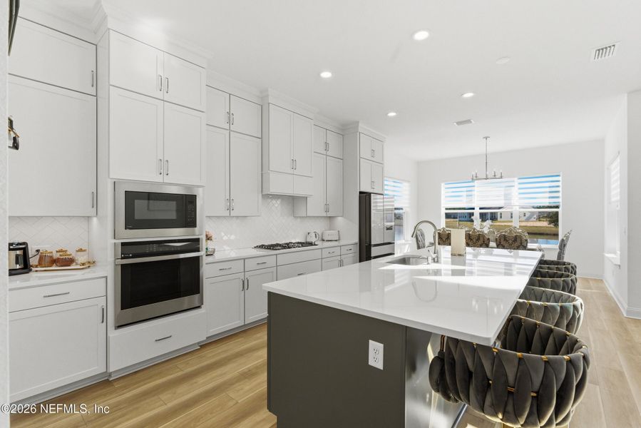 Furnished interior view inside a new home in Middlebourne, St. Johns (Image 43).