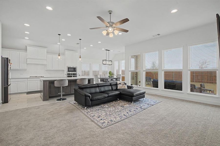 Furnished interior view inside a new home in North Sky, Celina (Image 9).