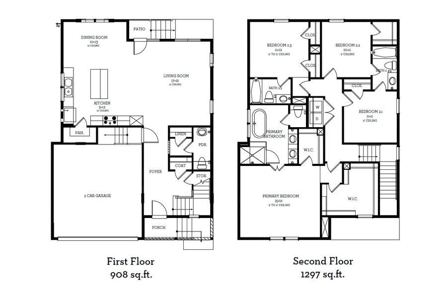 2D floor plan layout of this home in chatterton Oaks, Houston, TX (Image 2). 2D floor plan layout of this home in chatterton Oaks, Houston, TX (Image 2).