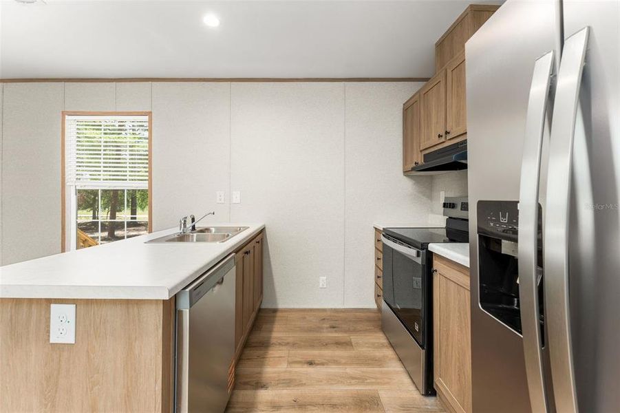 Furnished interior view inside a new home in , Williston (Image 3).