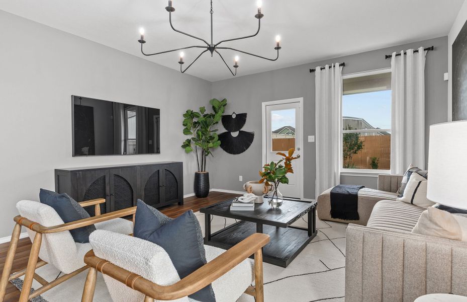 Representative furnished interior of a home built from the Hewitt by Centex in Corley Farms, Boerne (Image 6).