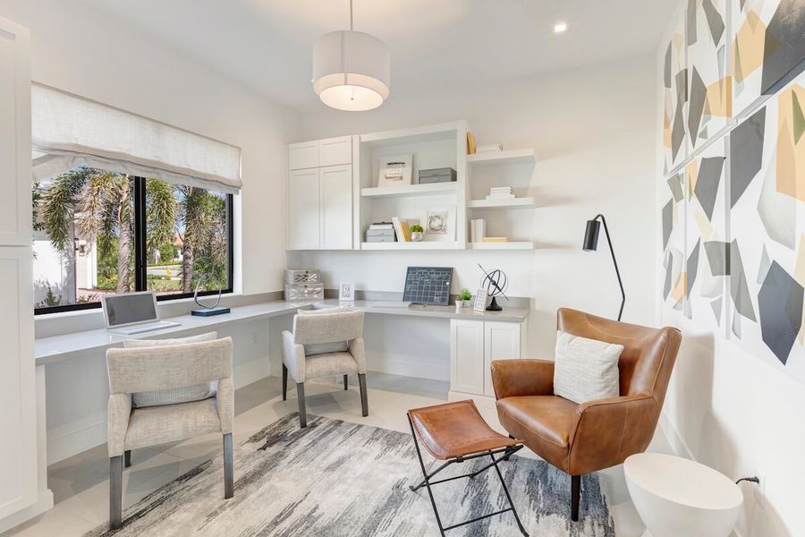 Representative furnished interior of a home built from the Hanford by CC Homes in Maple Ridge, Ave Maria (Image 5).