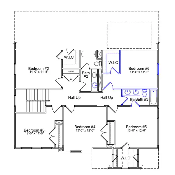2D floor plan layout of this home in East Wynd, Hampstead, NC (Image 3). 2D floor plan layout of this home in East Wynd, Hampstead, NC (Image 3).