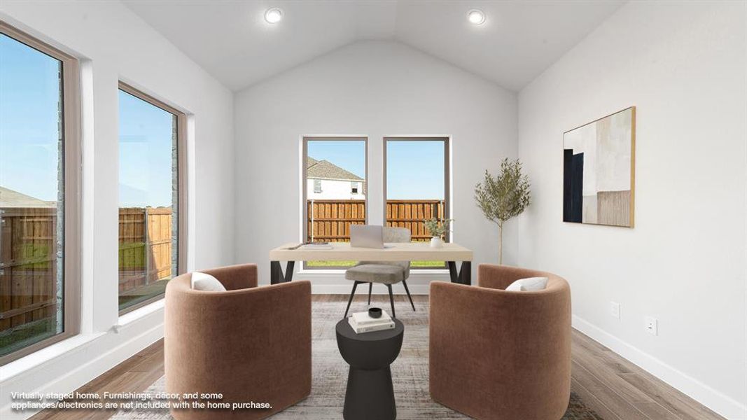 Furnished interior view inside a new home in Terraces 72', Rockwall (Image 5).