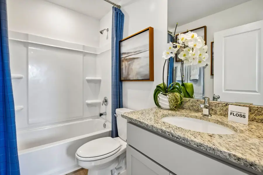 Furnished interior view inside a new home in Mason Woods, Cypress (Image 40).