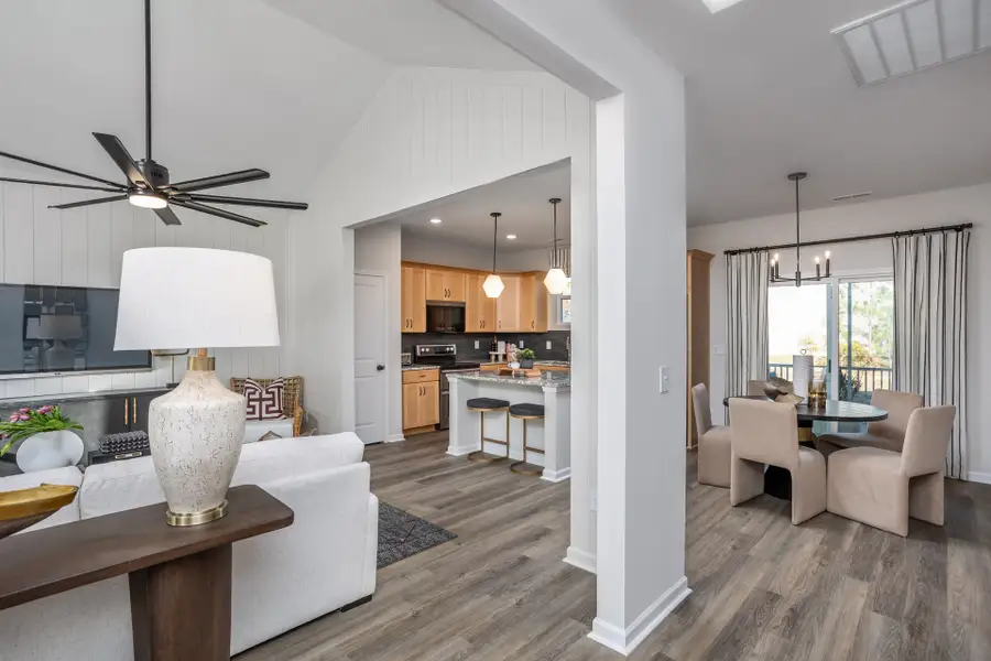 Representative furnished interior of a home built from the Mallard by McKee Homes in Coventry Woods, Fayetteville (Image 6).
