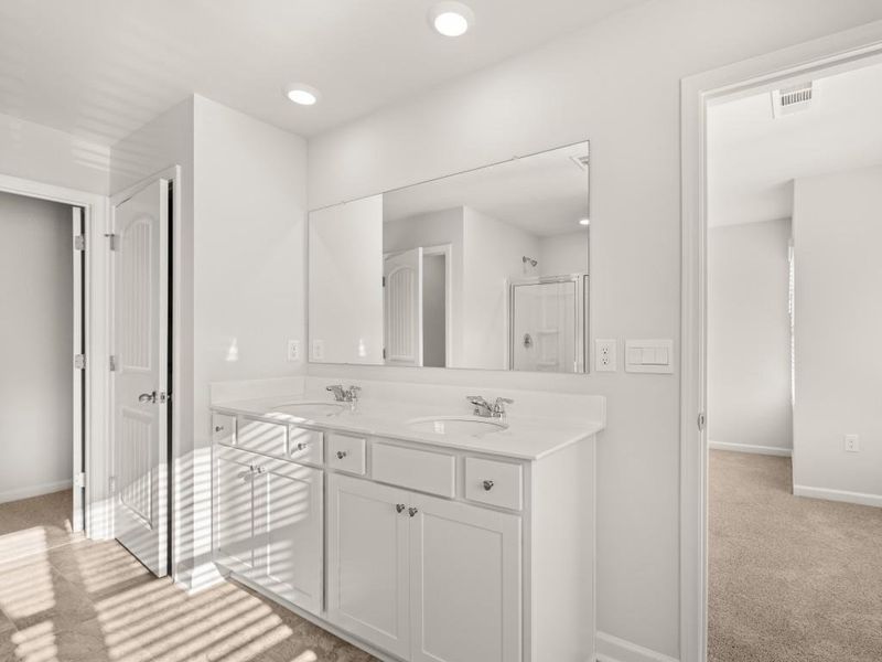 Furnished interior view inside a new home in Mountain Park, Dahlonega (Image 8).