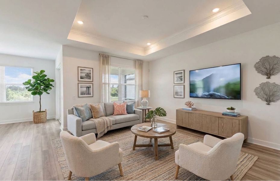 Furnished interior view inside a new home in Reagan Landing, Bradenton (Image 8).