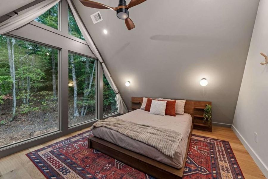 Furnished interior view inside a new home in , Blue Ridge (Image 9).