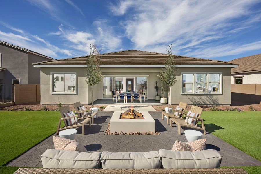 Representative exterior details of a home built from the Burgundy by Mattamy Homes in Tierra Vistoso, Surprise (Image 4).