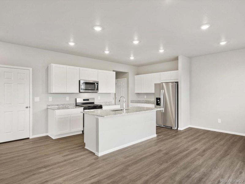 Furnished interior view inside a new home in Lorson Ranch: The Trail Collection, Colorado Springs (Image 7).