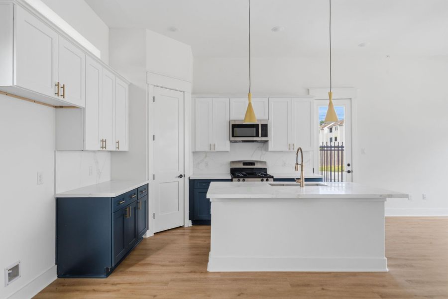Furnished interior view inside a new home in , Houston (Image 9).