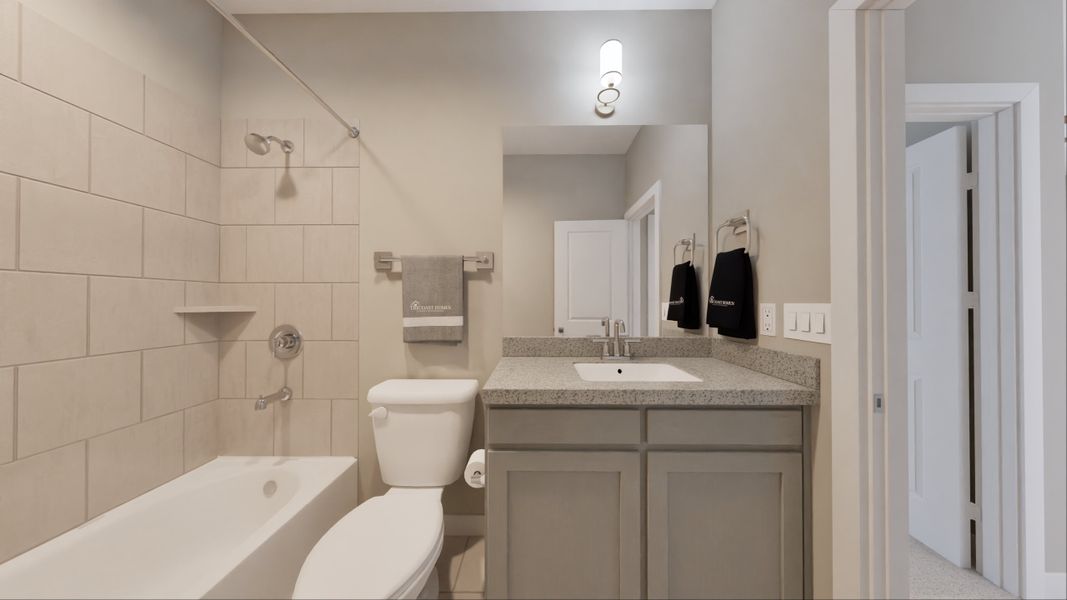 Representative furnished interior of a home built from the O'Conner by Tricoast Homes in Summer Place 35', Montgomery (Image 11). Representative furnished interior of a home built from the O'Conner by Tricoast Homes in Summer Place 35', Montgomery (Image 11).