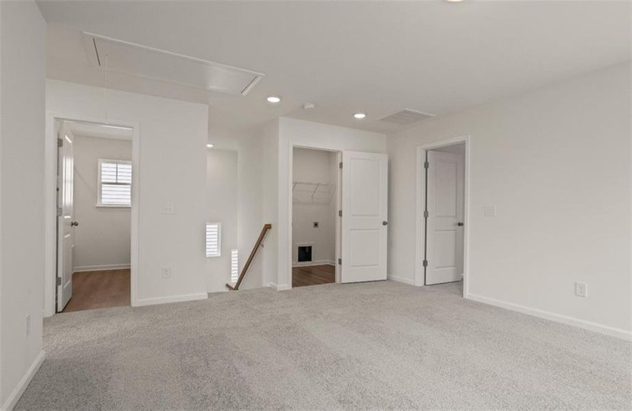 Spacious, unfurnished interior of a new home in Villas at Dawsonville, Dawsonville (Image 22). Spacious, unfurnished interior of a new home in Villas at Dawsonville, Dawsonville (Image 22).