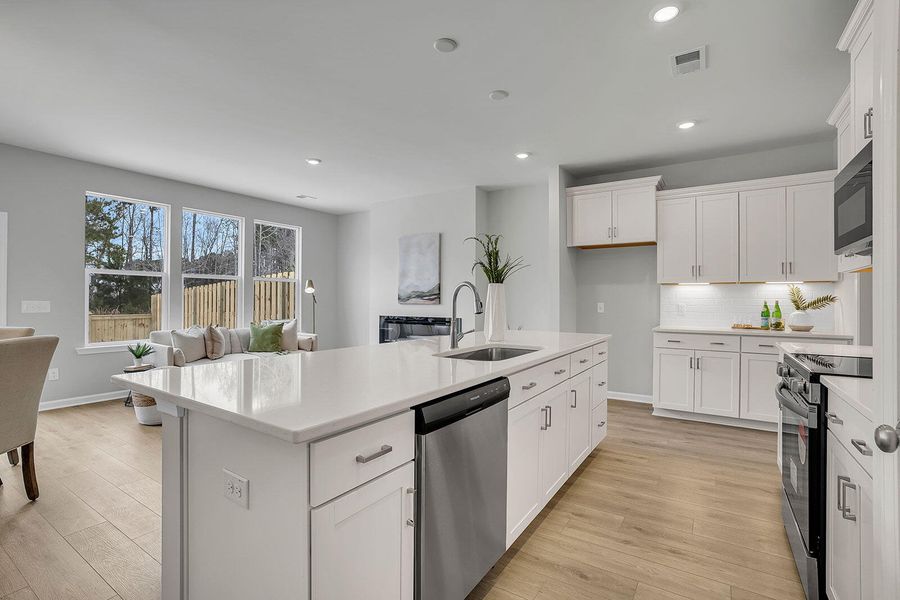 Furnished interior view inside a new home in Pineland Preserve, Summerville (Image 12).