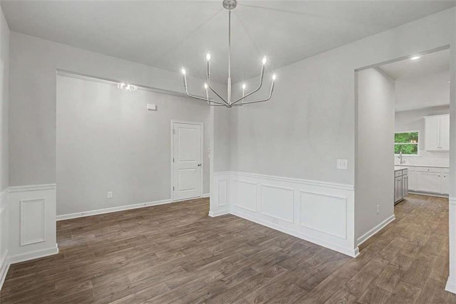 Spacious, unfurnished interior of a new home in The Reserve at Chapel Hill Phase II, Douglasville (Image 30).