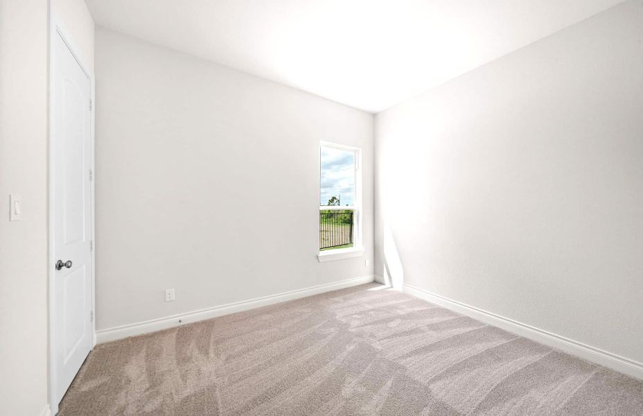 Spacious, unfurnished interior of a new home in Bridgeland 60′, Cypress (Image 44).